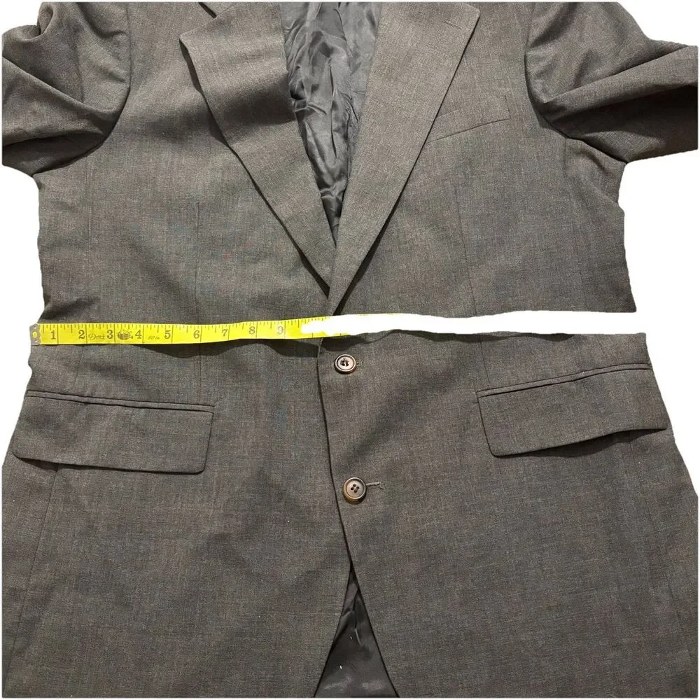 Polo University Club Ralph Lauren Blazer Men’s Sz 44 Gray Sport Coat USA READ